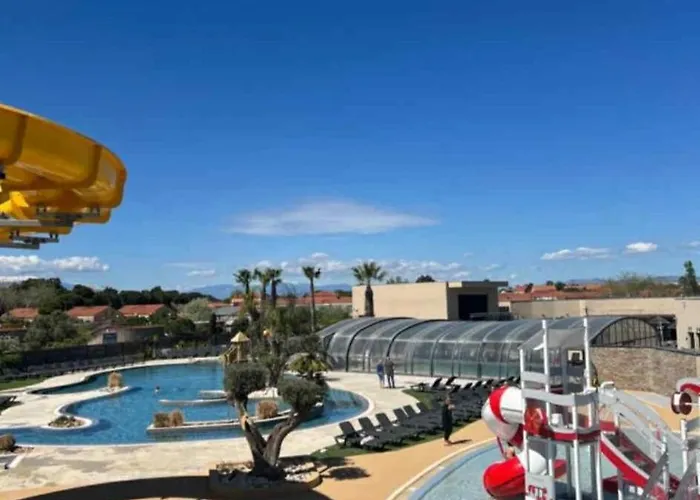 Camping Mobil-home, Les Dunes 5 étoiles, 6 Personnes Torreilles
